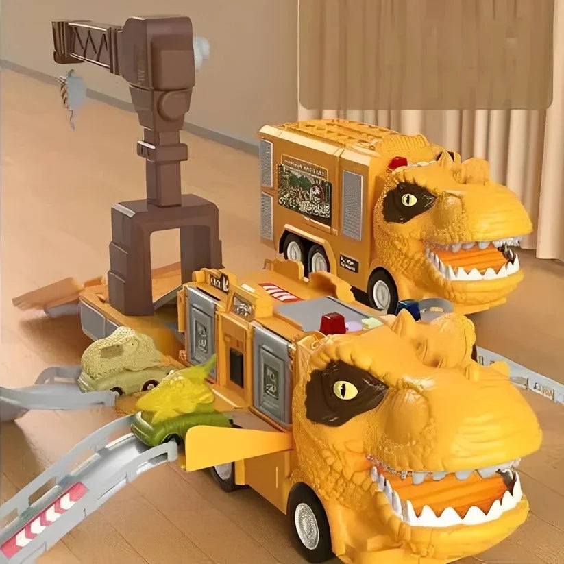 Dinosaur Carrier Transforming Truck Storage & Lights
