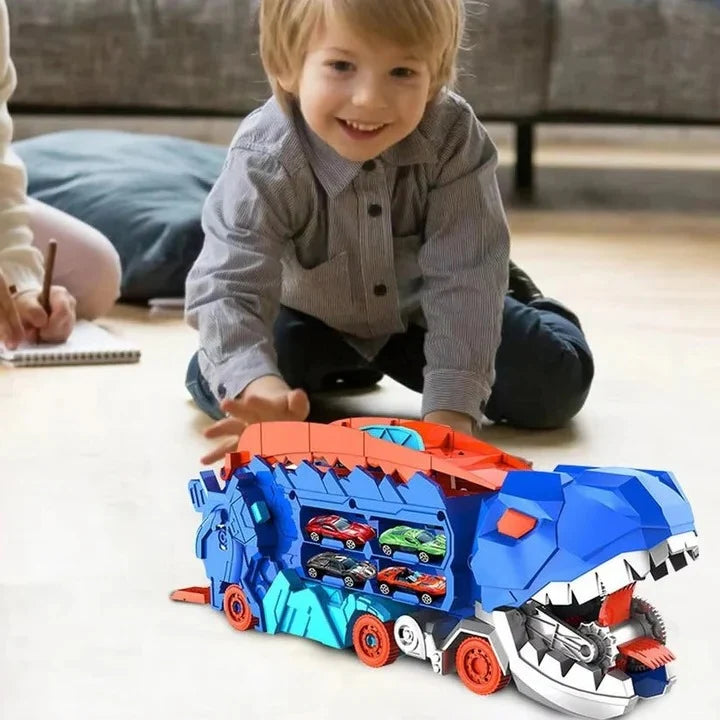Dinosaur Toy Truck Mini Figures & Play Mat