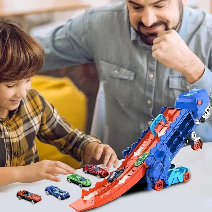Dinosaur Toy Truck Mini Figures & Play Mat