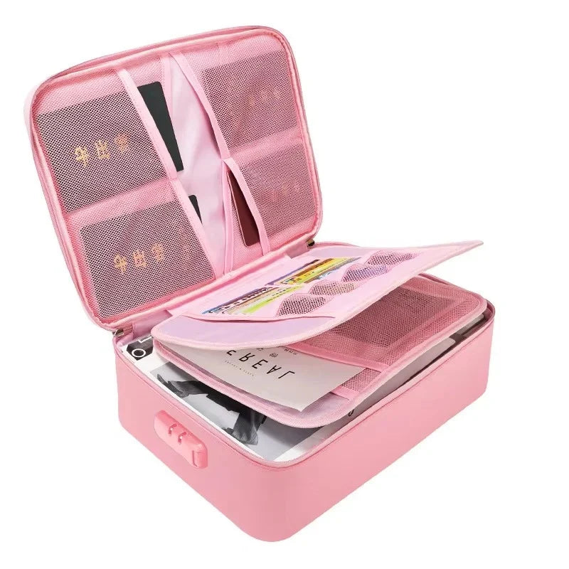 Document Organizer Fire & Water Resistant Fits US Letter