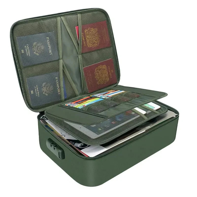Document Organizer Fire & Water Resistant Fits US Letter