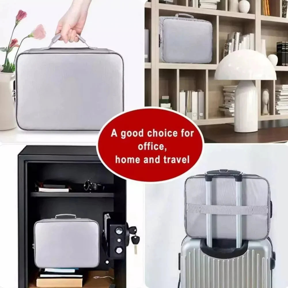 Document Organizer Fire & Water Resistant Fits US Letter