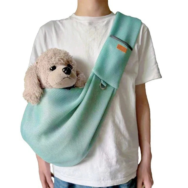 Dog Carrier Padded Cross-Body Holds Up To 15 lb