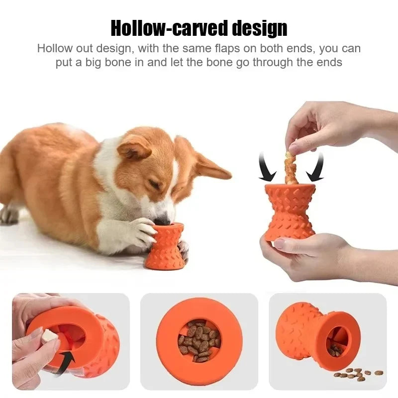Dog Chew Toy Natural Rubber Treat-Dispensing 7 Inch