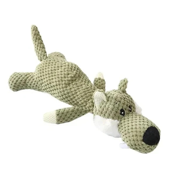 Dog Chew Toy Reinforced Denim & Embroidered Seams