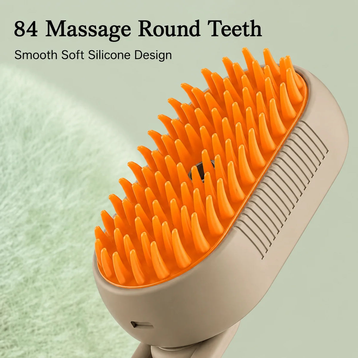 Dog Grooming Brush Steam-Powered Removable Fur Collector