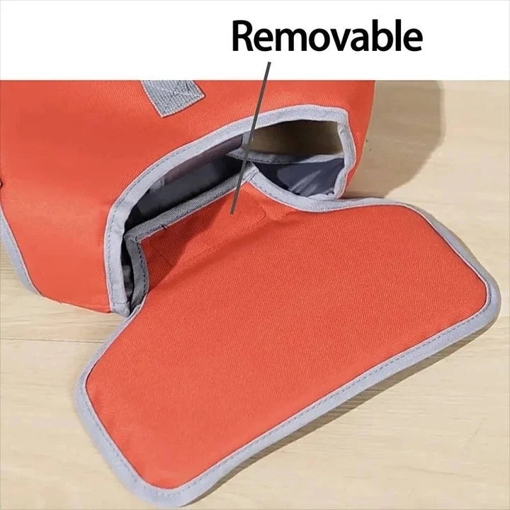 Dog Life Vest Rescue Handle & Removable Front Float