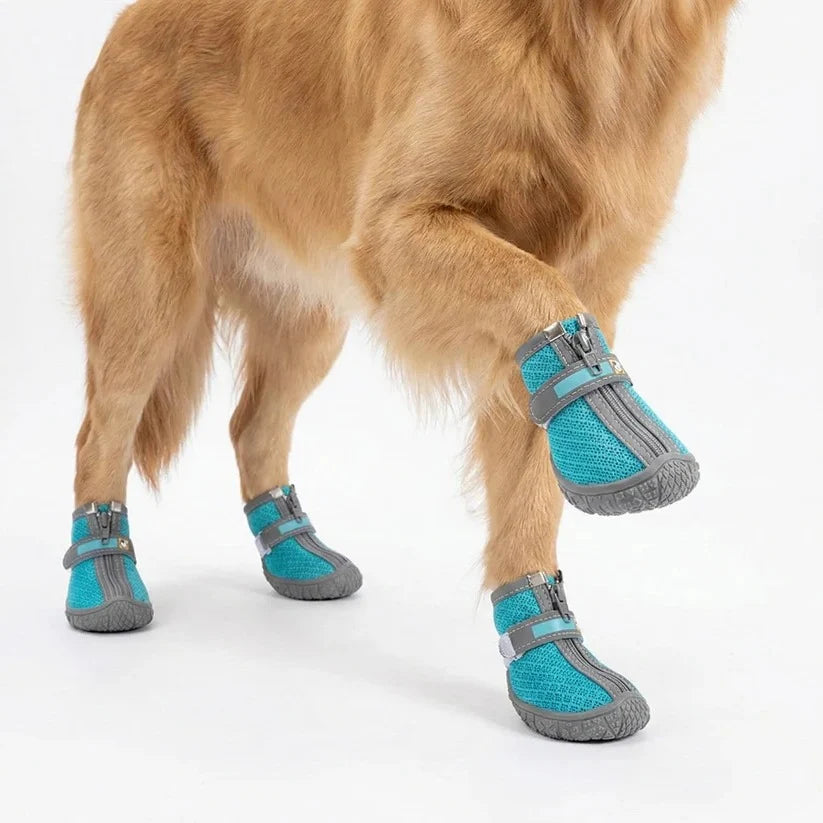 Dog Paw Boots Waterproof & Breathable Anti-Slip Sole