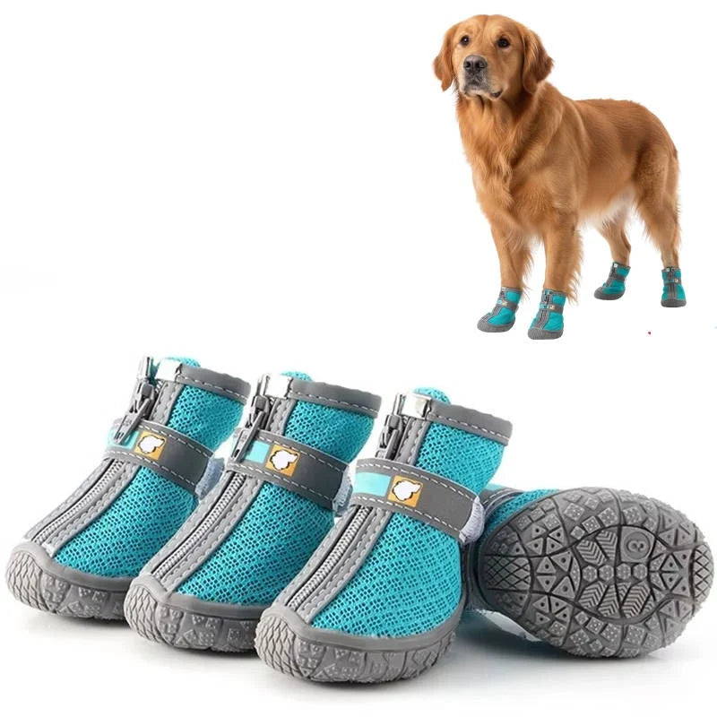 Dog Paw Boots Waterproof & Breathable Anti-Slip Sole