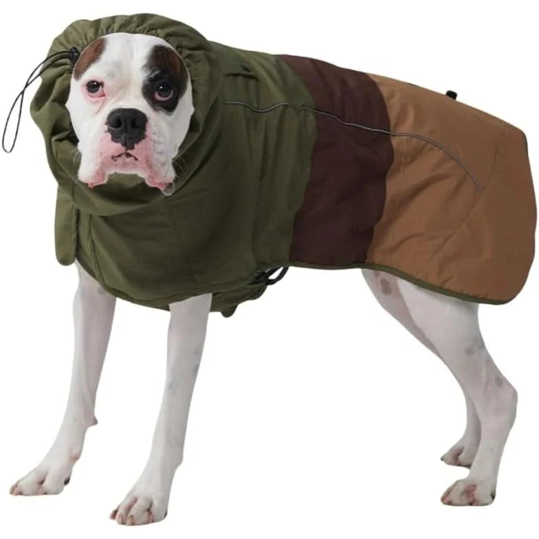 Dog Raincoat Waterproof & Windproof Reflective Strips