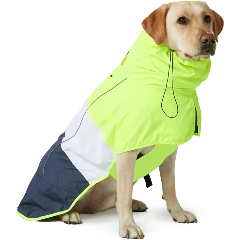 Dog Raincoat Waterproof & Windproof Reflective Strips