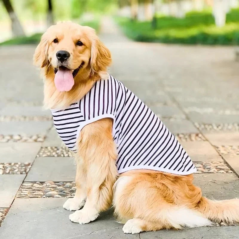 Dog Shirt Breathable Cotton Pullover Large Breed Fit