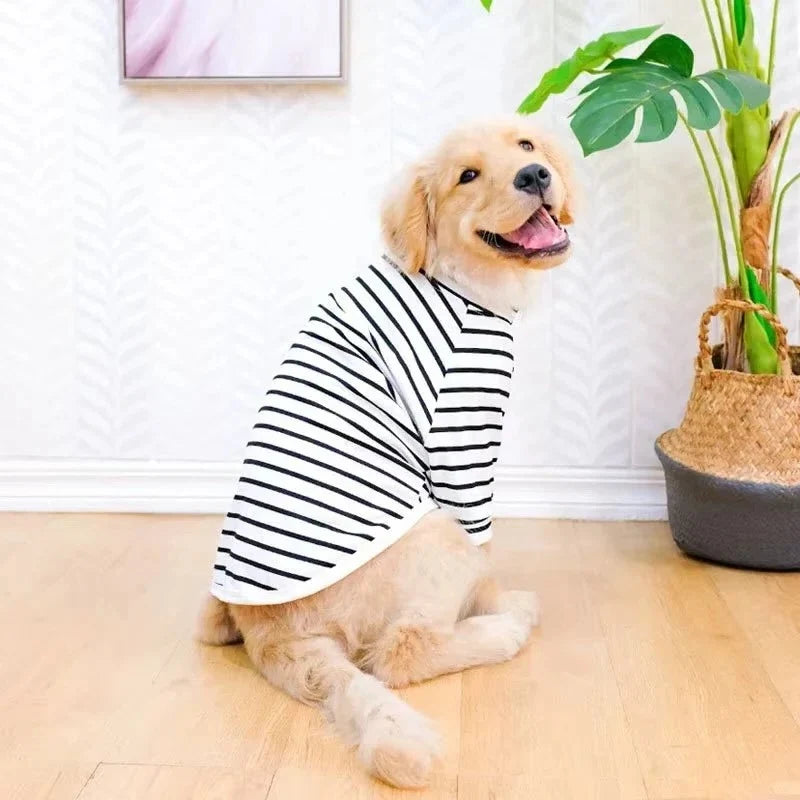 Dog Shirt Breathable Cotton Pullover Large Breed Fit