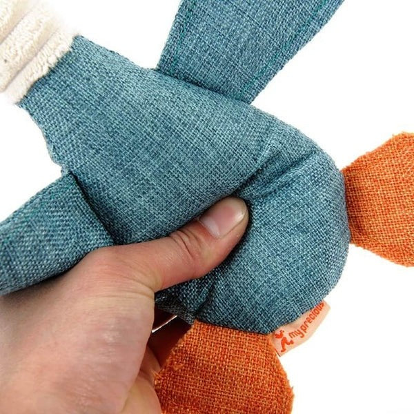 Dog Toy Goose-Shaped Rip-Resistant Fabric Triple Reinforced Seams