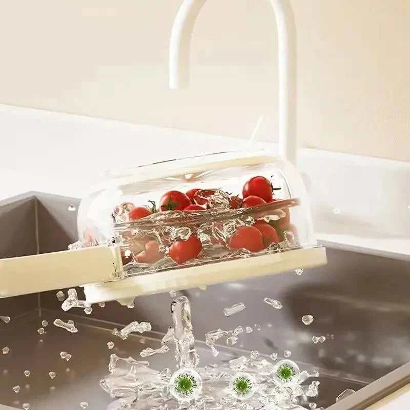 Draining Bowl & Lift-Out Strainer Nestable