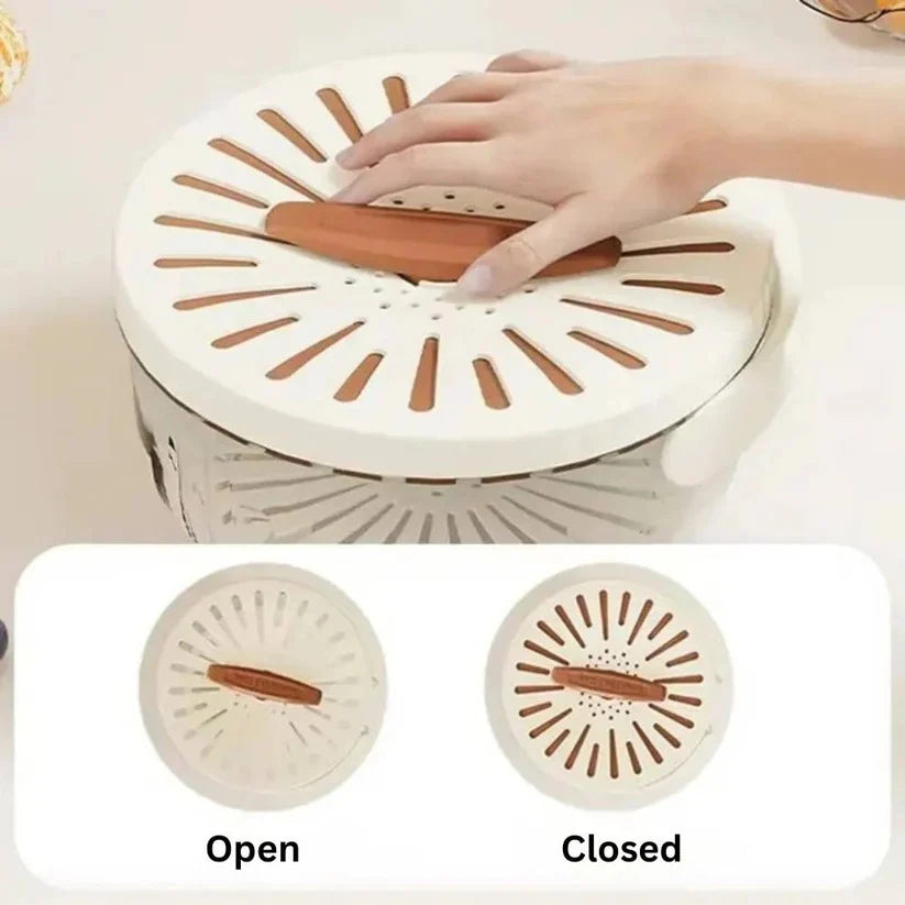 Draining Bowl & Lift-Out Strainer Nestable