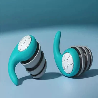 Earplugs Reusable Silicone Noise-Reducing Case Included