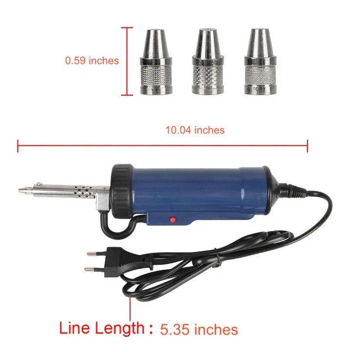 Electric Desoldering Tool One-Handed Trigger & Three Nozzles