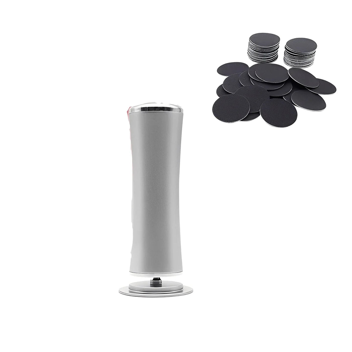 Electric Foot File Rechargeable Adjustable Speed 60 Sanding Discs
