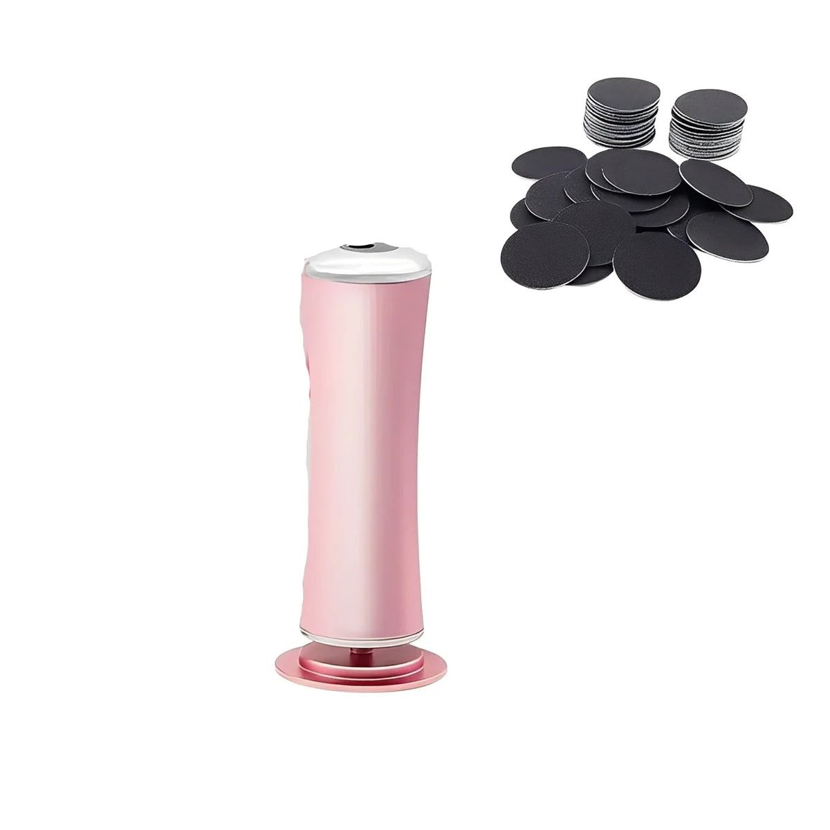 Electric Foot File Rechargeable Adjustable Speed 60 Sanding Discs
