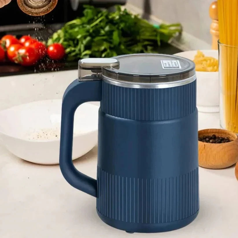 Electric Grain Mill One Button Stainless Steel Compact Countertop