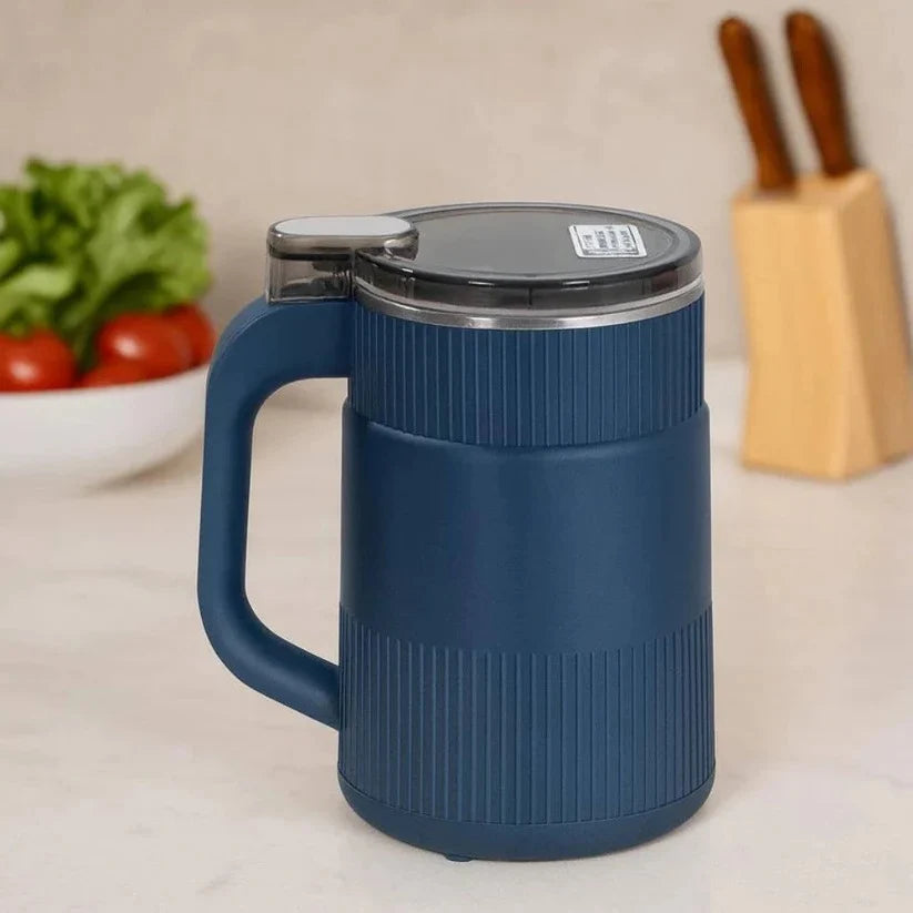 Electric Grain Mill One Button Stainless Steel Compact Countertop