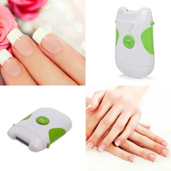 Electric Nail Trimmer Built-In LED USB Rechargeable