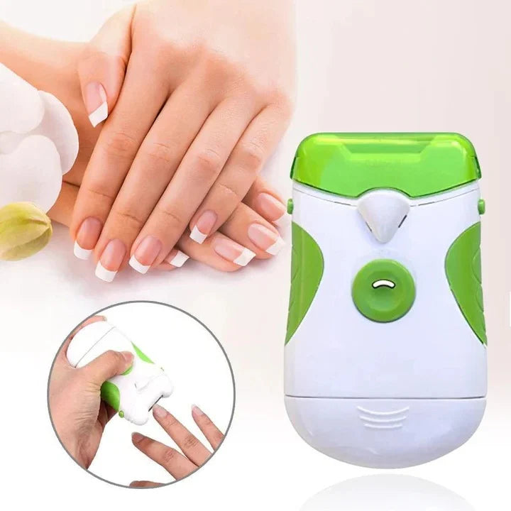 Electric Nail Trimmer Built-In LED USB Rechargeable