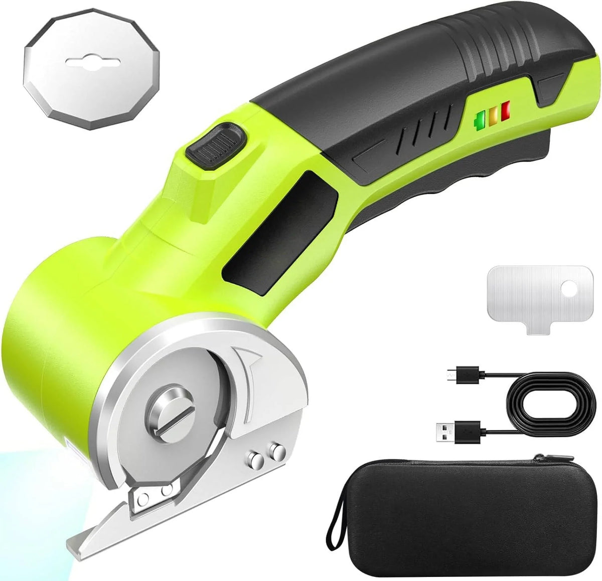 Electric Scissors Rechargeable 1 Hour Runtime High Carbon Blades