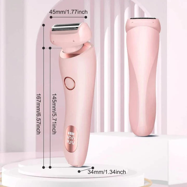 Electric Shaver Dual Head Waterproof 120-Minute Runtime