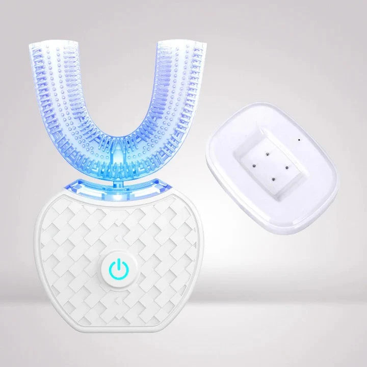 Electric Toothbrush U-Shaped 360° Cleaning & Blue Light