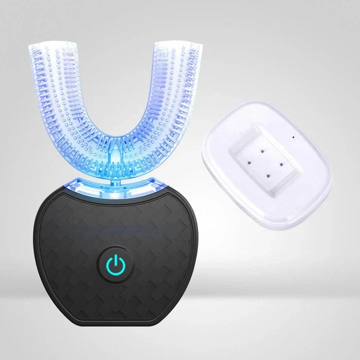 Electric Toothbrush U-Shaped 360° Cleaning & Blue Light