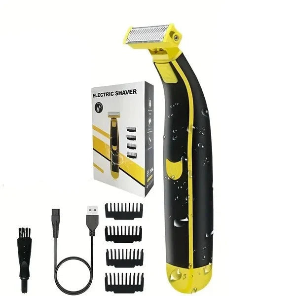 Electric Trimmer 4-in-1 Heads & Stainless Steel Blades