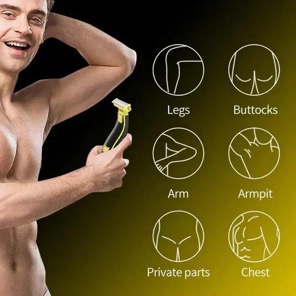 Electric Trimmer 4-in-1 Heads & Stainless Steel Blades