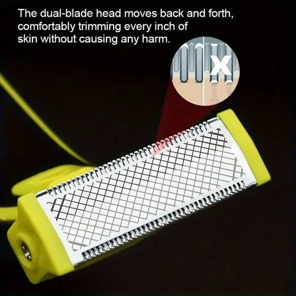 Electric Trimmer 4-in-1 Heads & Stainless Steel Blades