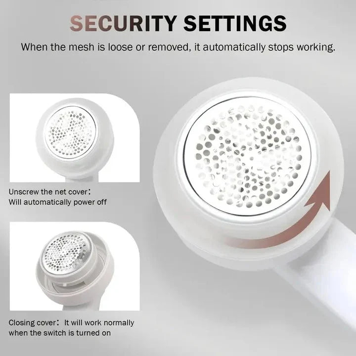 Fabric Shaver Rechargeable Stainless Steel Blade