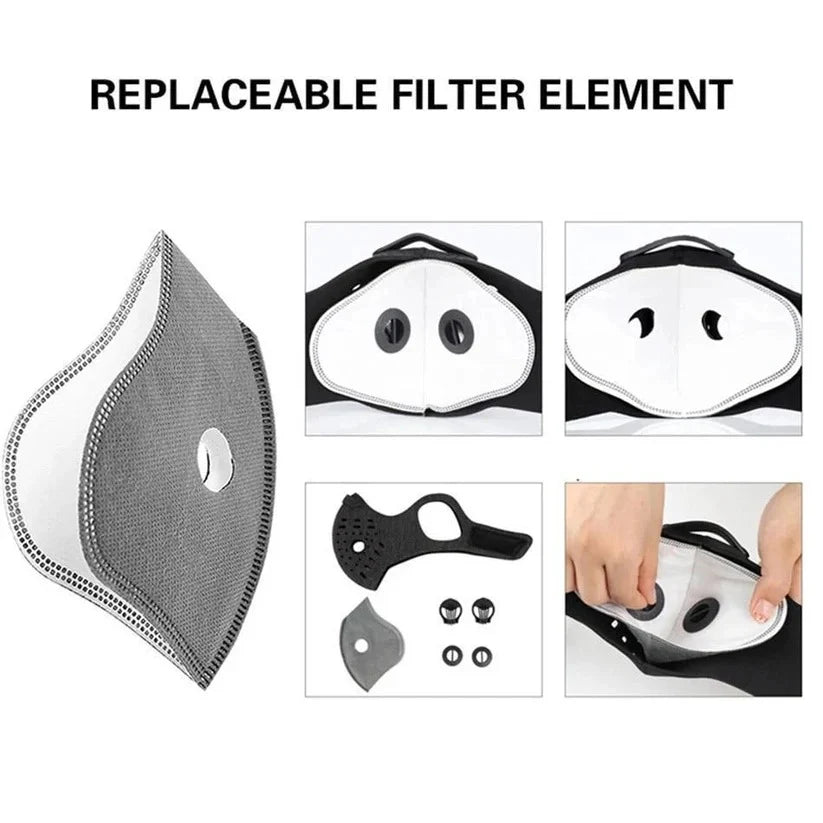 Face Mask Multilayer Breathable Adjustable Ear Loops