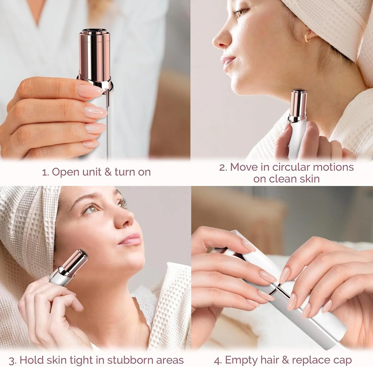Facial Shaver Electric Precision Eyebrow Travel Size