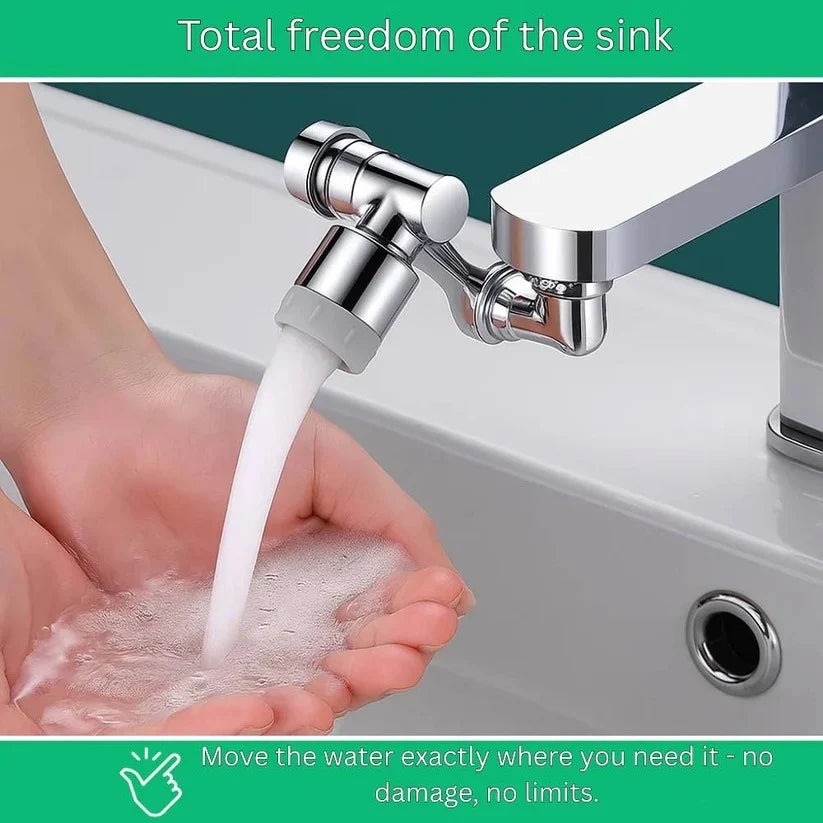 Faucet Aerator 1440 Degree Swivel Dual Spray & Water-Saving