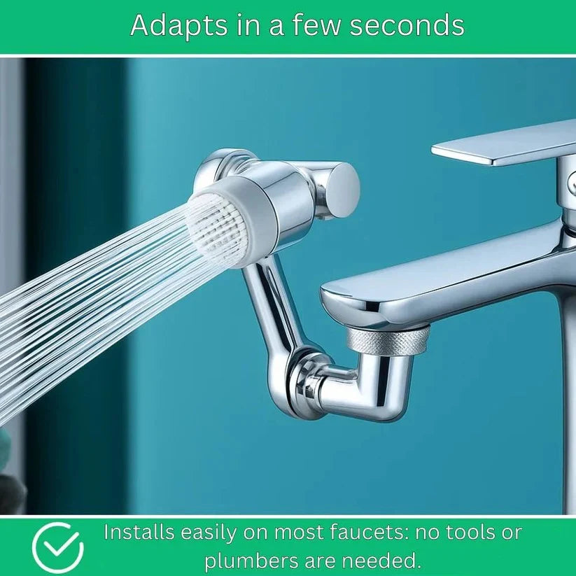 Faucet Aerator 1440 Degree Swivel Dual Spray & Water-Saving
