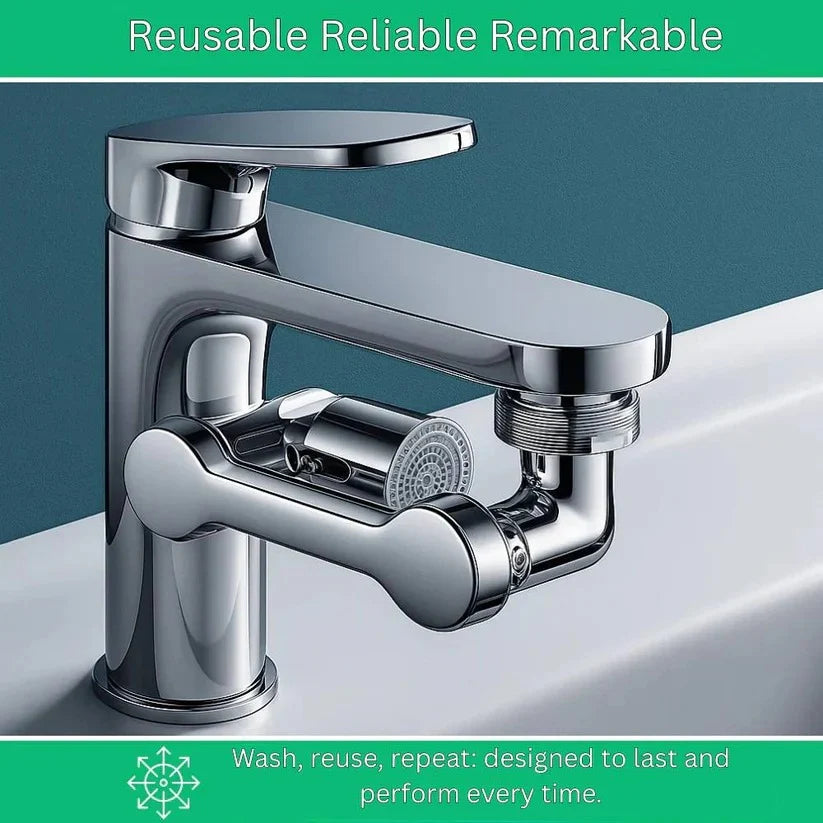 Faucet Aerator 1440 Degree Swivel Dual Spray & Water-Saving