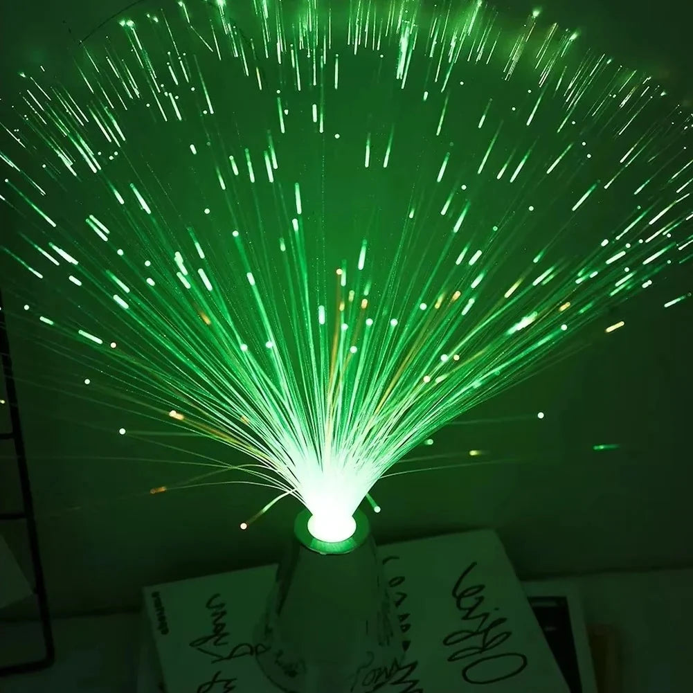 Fiber Optic Lamp Multicolor 7 Color Modes Low Heat LED