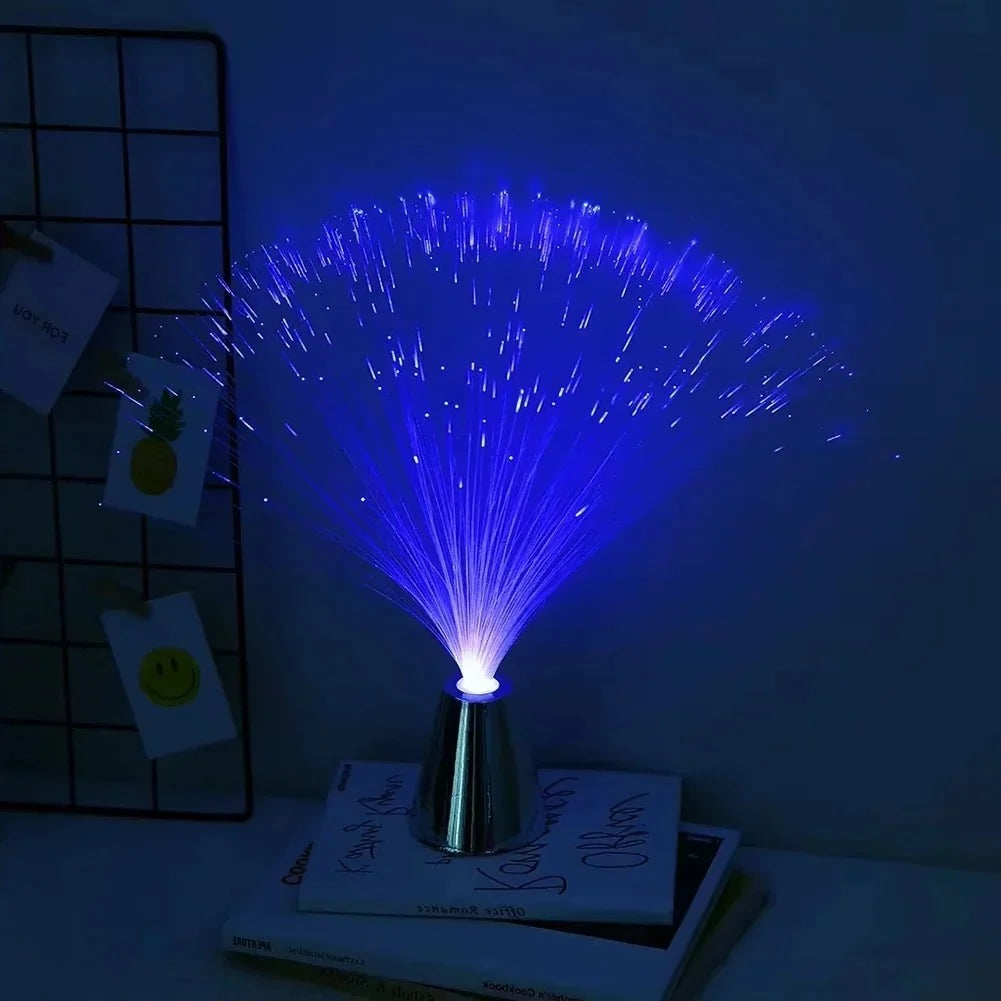 Fiber Optic Lamp Multicolor 7 Color Modes Low Heat LED
