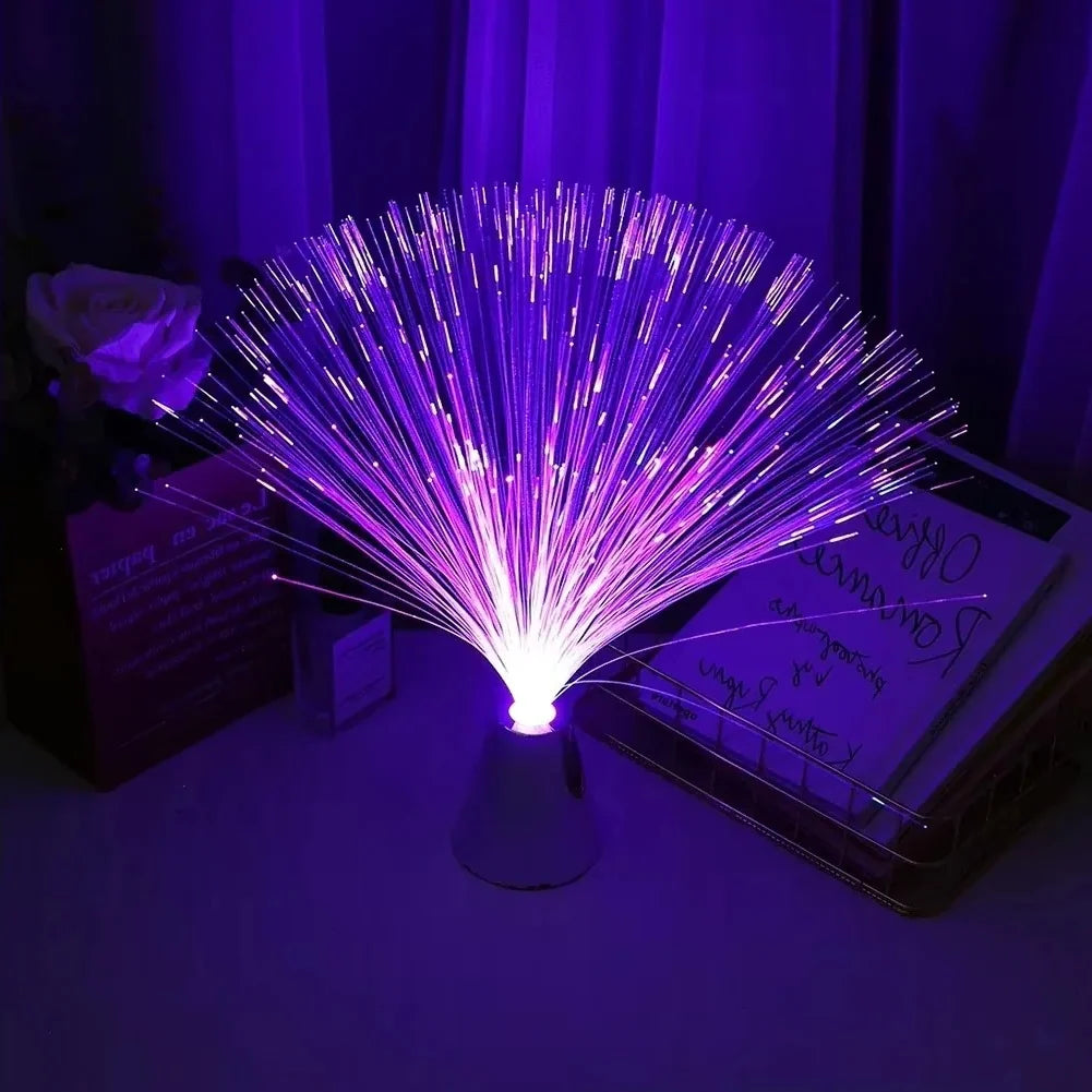 Fiber Optic Lamp Multicolor 7 Color Modes Low Heat LED