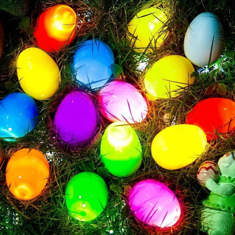 Fillable Easter Eggs Glow-in-the-Dark & Clear Shell