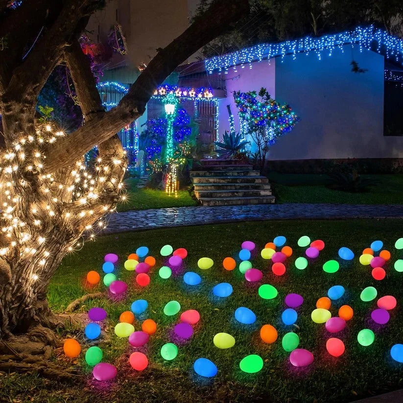 Fillable Easter Eggs Glow-in-the-Dark & Clear Shell