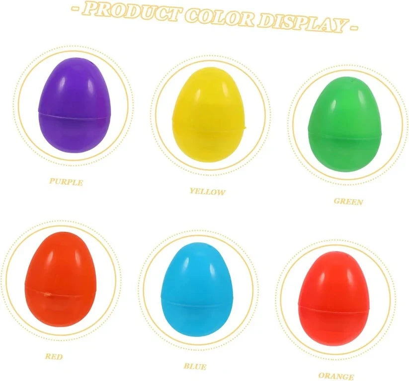 Fillable Easter Eggs Glow-in-the-Dark & Clear Shell