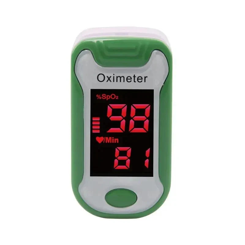 Fingertip Pulse Oximeter One-Button Digital Display 50-Hour Battery