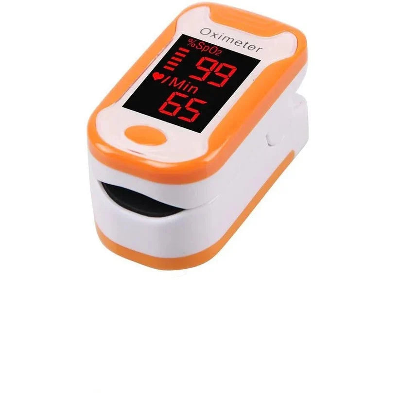 Fingertip Pulse Oximeter One-Button Digital Display 50-Hour Battery