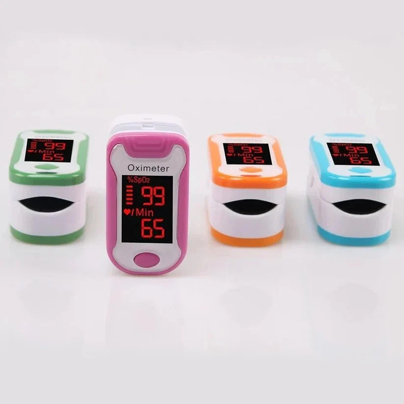 Fingertip Pulse Oximeter One-Button Digital Display 50-Hour Battery